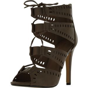 Mark and Maddux Common-02A Taupe Womens sandals 9 NEW